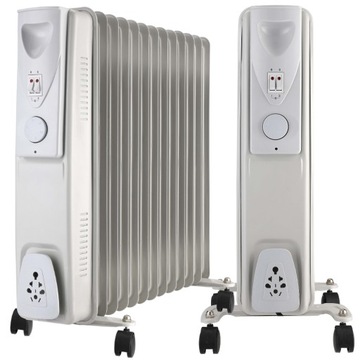 GRZEJNIK ELEKTRYCZNY OLEJOWY MOCNY TERMOSTAT 2500W