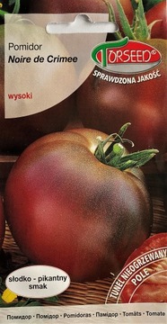 POMIDOR NOIRE DE CRIMEE WYSOKI ODPORNY CZARNO-CZERWONY NASIONA TORSEED 0,1G