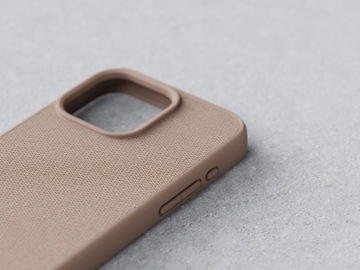 Тканевый чехол Njord с MagSafe для iPhone 15 Pro Розовый