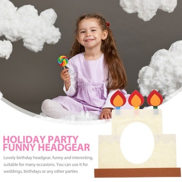 Вечерние забавные головные уборы, украшения для торта