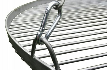GRILL TRÓJNÓG OGRODOWY GRUBY RUSZT NIERDZEWNY 70
