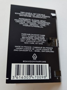 DAVIDOFF Cool Water REBORN образец 1,2 мл edp