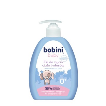 BOBINI BABY Гель для мытья тела и волос Пена для ванны для детей 3+3