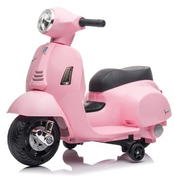 Самокат Vespa на аккумуляторе, пудрово-розовый