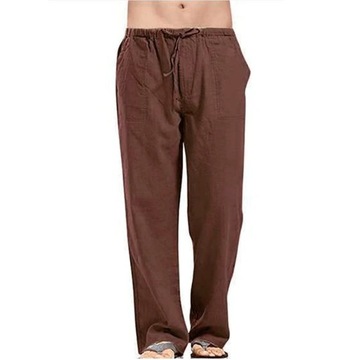 2023 Spring And Summer Cotton Linen Plus Size Men