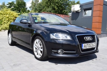 Audi A3 8P Cabriolet 2.0 TDI CR 140KM 2011 Audi A3 Cabrio 2.0 TDI, AUTOMAT, Cabriolet, Zarejestrowany, Oplacony, Zadb, zdjęcie 4