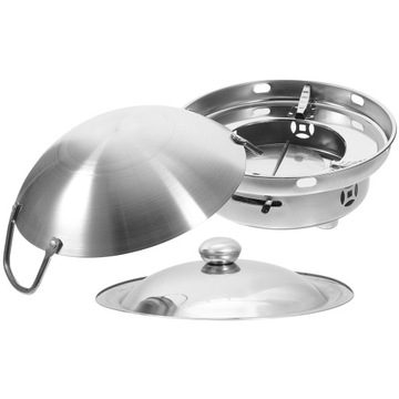 MAŁE NACZYNIA KEMPINGOWE Z PIECEM HOT POT