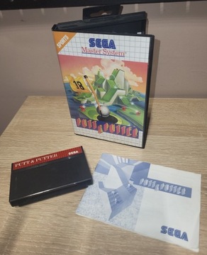 PUTT & PUTTER - SEGA MASTER SYSTEM SMS KOMPLET