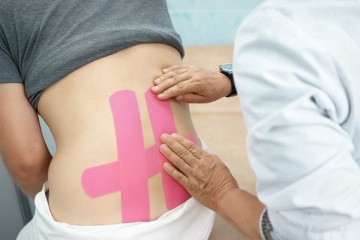 Медицинский кинезиотейпирующий пластырь TAPE KINESIO TEJP 5 см x 5 м
