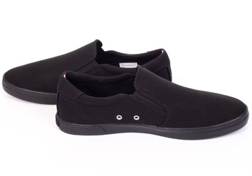 TOMMY HILFIGER BUTY MĘSKIE TRAMPKI BLACK r. 44