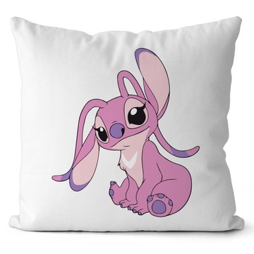 PODUSZKA STICH LILO I STICH PREZENT DLA DZIECKA JASIEK 40X40 CM MIKROFIBRA