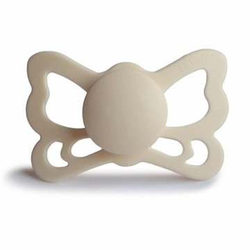Smoczek FRIGG Silikonowy BUTTERFLY 6m+ Cream