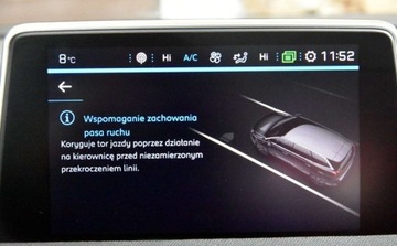 Peugeot 5008 II Crossover 2.0 BlueHDI 150KM 2019 Peugeot 5008 totalny full SKORA Alusy LED Navi. BLIS linne assist Grzane f, zdjęcie 33