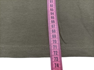 19V69 Italia, bawełniany t-shirt męski, oliwkowa zieleń, r.L/50