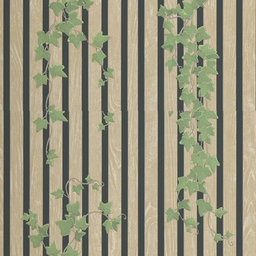 Tapeta LAMELE drewniane 3D z BLUSZCZEM flizelina