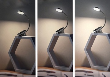 СВЕТОДИОДНЫЙ НАСТОЛЬНЫЙ НОЧНИК BASEUS С ЗАЖИМОМ ДЛЯ ЧТЕНИЯ, БЕСПРОВОДНОЙ ГИБКИЙ