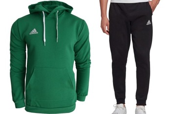 Adidas dres męski spodnie bluza bawełna roz. M