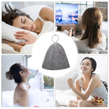 2 шт. портативная шапочка для сауны