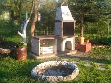 БОЛЬШОЙ САДОВЫЙ ГРИЛЬ LANDGRAF + ПОЛКИ + ЗЕПЕЛЬНИК