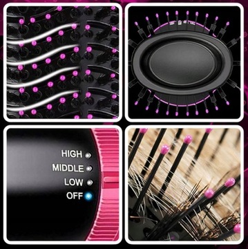 ЩЕТКА ФЕН ВЫПРЯМЛИТЕЛЬ РОТОРНАЯ ПЛИГЯ 4В1 МОЩНАЯ 1000ВТ