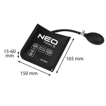 НЕО НАДУВАННАЯ МОНТАЖНАЯ СТРОИТЕЛЬНАЯ ПОДУШКА ДЛЯ ПОДЪЕМА 200кг 50-900