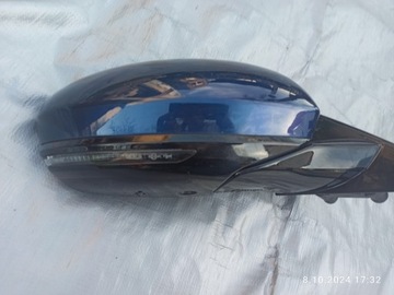 RENAULT TALISMAN KOMPLETNÍ ZRCÁTKO PRAVÉ ASISTENT 19 PIN 11+8 ČERNÉ
