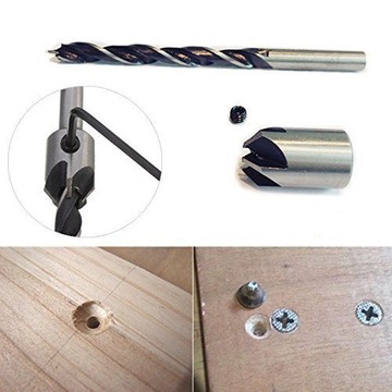 Сверла-зенковки, набор 7, 3-10 мм