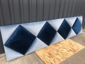 Panel tapicerowany 200x50 zagłówek łóżka panele