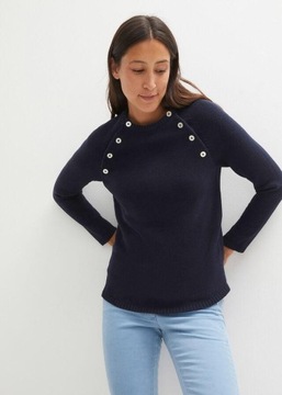 GRANTOWY SWETER CIĄŻOWY __32/34