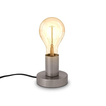 LAMPKA NOCNA - RETRO - NIKIEL MAT - SYPIALNIA