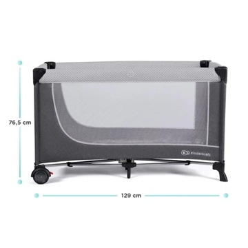 кроватка KINDERKRAFT LEODY СЕРАЯ