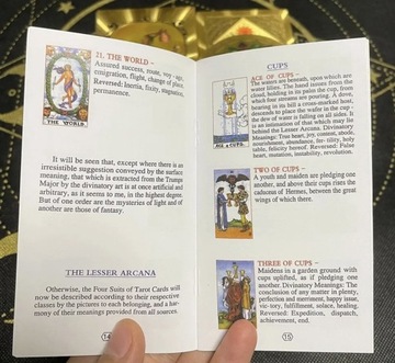 КАРТЫ ТАРО ЗОЛОТОЙ ФОЛЬГИ, ВОДОНЕПРОНИЦАЕМЫЕ КАРТЫ ТАРО, ЗОЛОТЫЕ КАРТЫ ТАРО