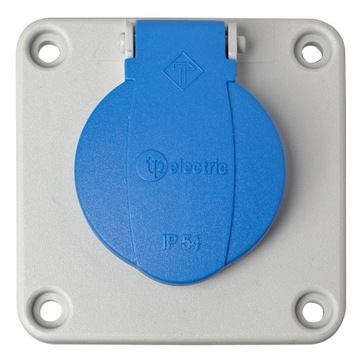 GNIAZDO TABLICOWE WTYCZKOWE 16A 230V IP54 SCHUKO
