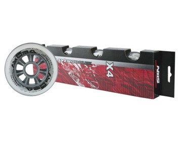 КОМПЛЕКТ РОЛИКОВЫХ КОЛЕСОВ В упаковке 90 мм 82A НИЛЬ 4 шт.