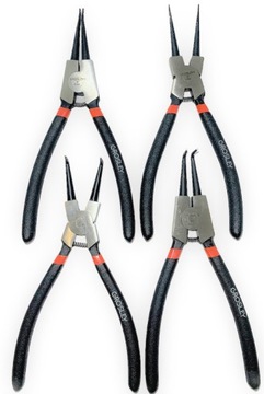 Набор швейных плоскогубцев с цилиндрическими наконечниками диаметром 9 дюймов.