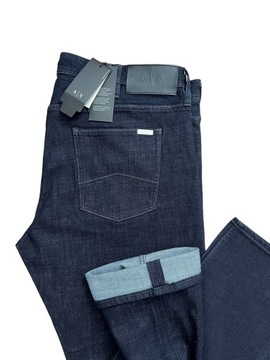 Jeansy męskie granatowe premium ARMANI r. XL/XXL