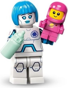LEGO MINIFIGURES СЕРИЯ 26 ФИГУРКА НЯНЯ АНДРОИД МЕДСЕСТРА КОСМОС 71046 6