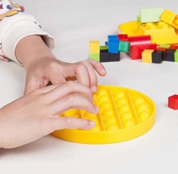 СТРЕСС НАЖМИТЕ ПОП-ЭТ ПУЗЫРЬ ФИДЖЕТ ИГРУШКИ СЕНСОРНЫЕ