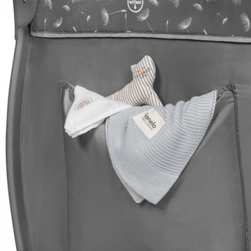 Дорожная кроватка Stefi Plus Grey White
