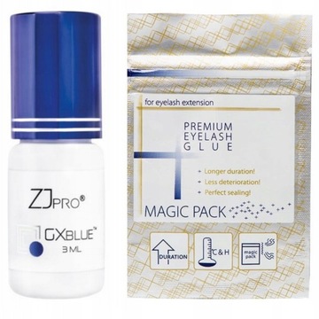 Klej do Rzęs GXblue 3 ml ( niebieski ) ZJPRO + Woreczek Termoizolacyjny