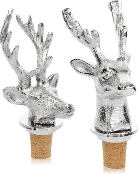 2x КРЫШКА-ГАЙКА СЕРЕБРЯНЫЙ ОЛЕНЬ