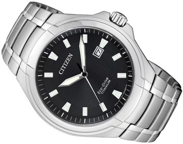 TYTANOWY ZEGAREK MĘSKI CITIZEN BM7430-89E ECO-DRIVE SZAFIR + BOX