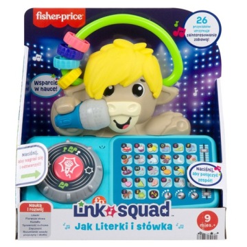 FISHER-PRICE LINKIMALS ОТРЯД ИНТЕРАКТИВНАЯ ИГРУШКА КАК БУКВЫ И СЛОВА 9М+