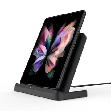 Быстрое индуктивное беспроводное зарядное устройство для Samsung 3в1