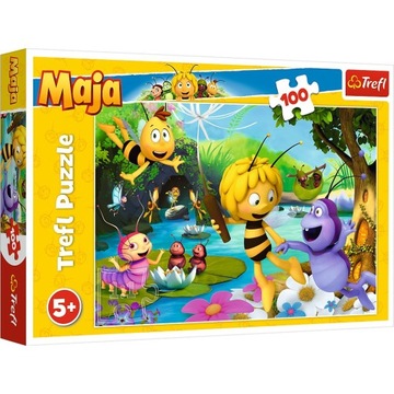 PUZZLE 100 element PSZCZÓŁKA MAJA I PRZYJACIELE 5+