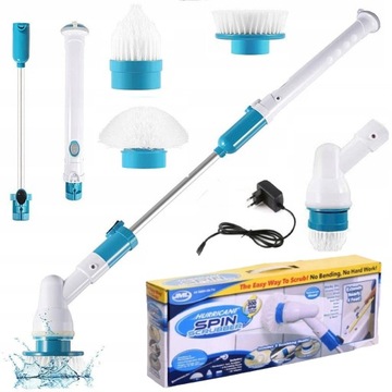 SZCZOTKA ELEKTRYCZNA OBROTOWA DO CZYSZCZENIA SPIN SCRUBBER FUG ŁAZIENKA MOP