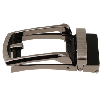 Automatic Metal Belt Buckle Gunmetal Gray