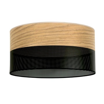 ABAŻUR WALEC DO LAMPY WISZĄCEJ LOFTOWY DZIURKI DUŻY 40 CM