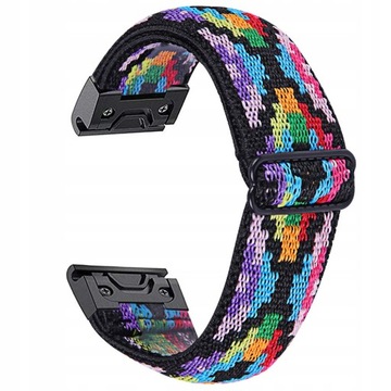 Pasek uyt) do Garmin 20mm tkanina wielokolorowy