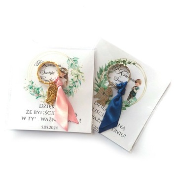 СПАСИБО ГОСТЯМ ПОДАРОК ​​БРЕЛОК С АНГЕЛОМ СУВЕНИРЫ ДЛЯ ПРИЧАСТИЯ